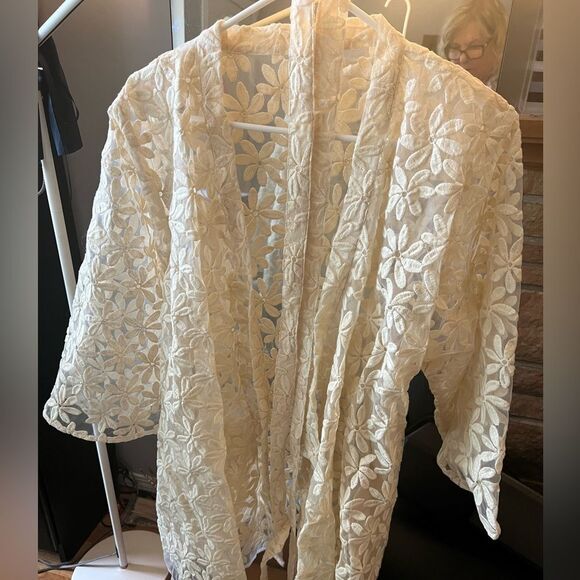 NWOT Wedding Honeymoon robe Custom made In India new never worn - Picture 4 of 7